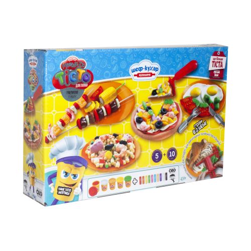 Тісто для ліплення "Master-Do: Шеф-Кухар. Кулінарія" MEGA BOX (укр)
