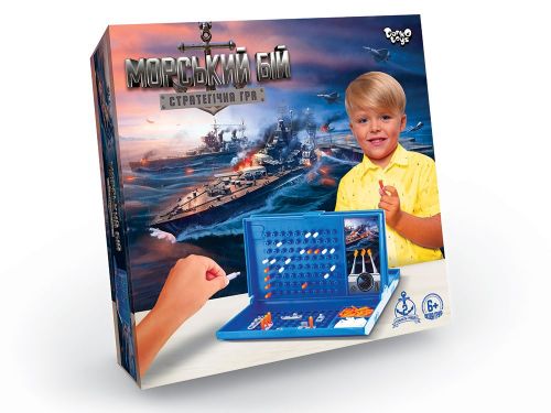 Настильна гра "Морський бій", укр