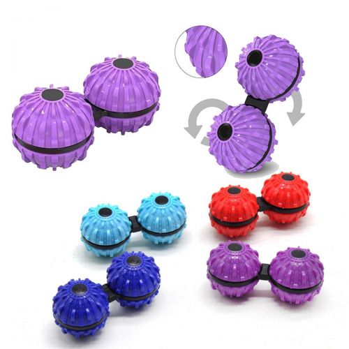 Уцінка. Антистрес Massage ball fidget червоний - не працює одна кулька