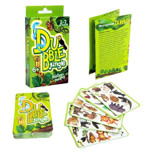 Уцінка. Настільна гра "Dubble jungle" (рус) - надірвана упаковка
