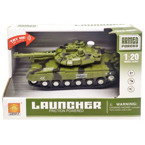 Уцінка. Танк інерційний "Launcher" - немає кнопки вгорі