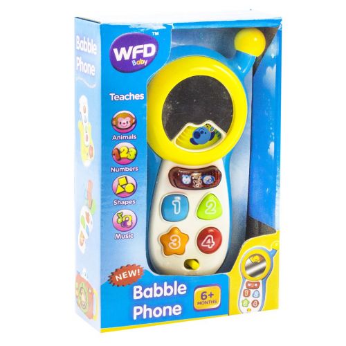 Уцінка. Музичний телефон "Babble Phone" – маленька подряпина на екрані WFD BABY