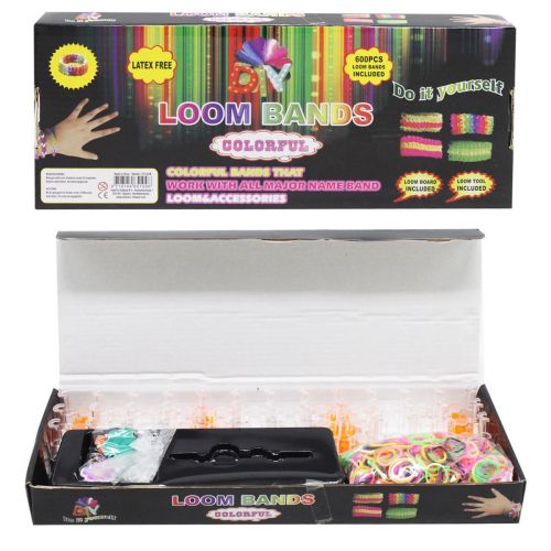 Уцінка. Набір резиночок для плетіння "Loom Bands" - потерта коробка, немає гачка