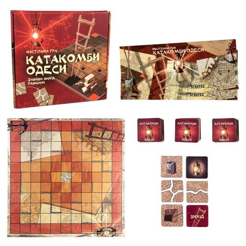 Настільна гра "Катакомби Одеси" українською мовою