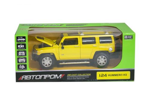 Уцiнка. Машинка "Hummer H3" із серії "Автопром" (жовта) - Відсутній звук