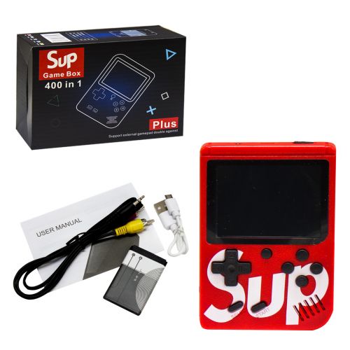Уцінка. Портативна консоль "Retro FC SUP Game Box" 400 в 1 (червона) - не включается