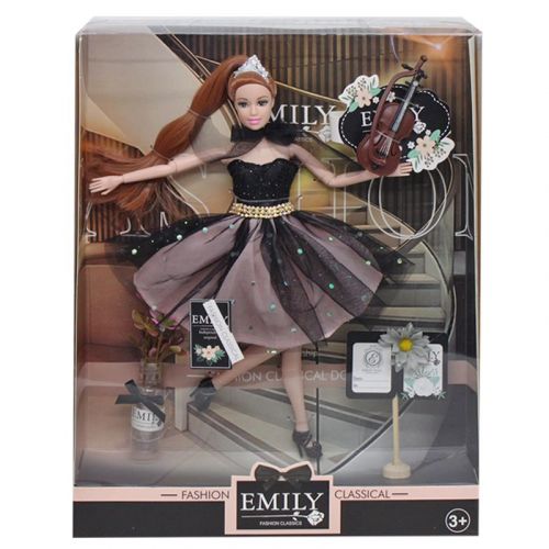 Уцінка. Лялька "Emily" зі скрипкою - пошкоджена упаковка