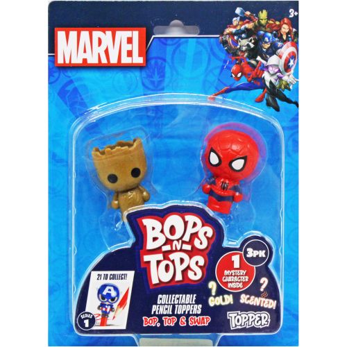 Набір топерів для олівців "Герої Marvel" (3 шт) вид 1