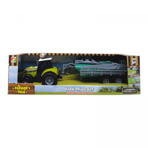 Уцінка. Трактор "Farm Truck Set" підсвічування, звук, причіп немає звуку