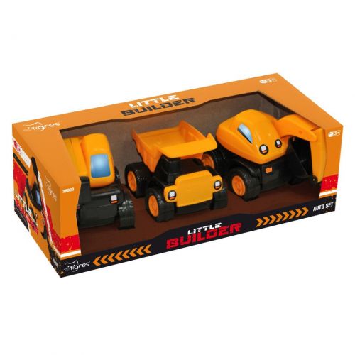 Набір авто "Little Builder" 3 шт., Tigres