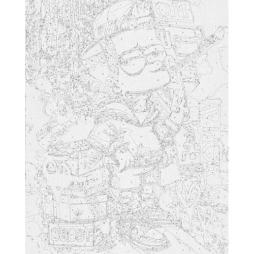 Картина за номерами "Барт Сімпсон" 40*50 см