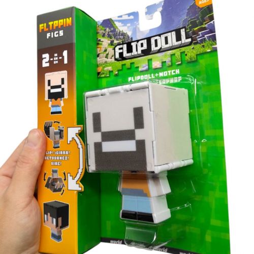Герой-трансформер "Майнкрафт/MINECRAFT" (КОРИЧНЕВИЙ) на планшеті