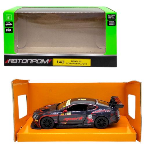 Машинка металева "АВТОПРОМ. Bentley Continental GT3"
