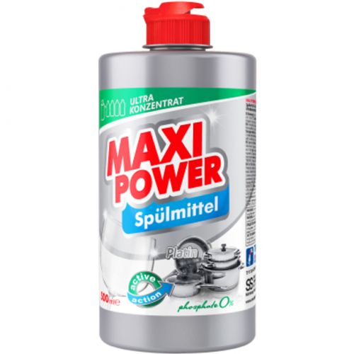 Maxi Power Платинум Засіб для ручного миття посуду, 500мл