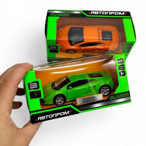 Машинка металева "АВТОПРОМ Lamborghini Gallardo" (ЗЕЛЕНА)