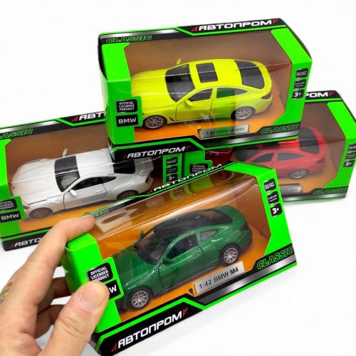 Машинка металева "АВТОПРОМ. BMW M4" (ЗЕЛЕНА)