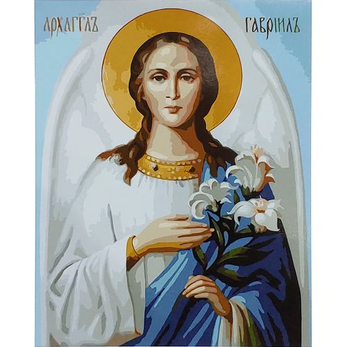 Картина по номерах "Архангел Гавриїл" 40х50 см