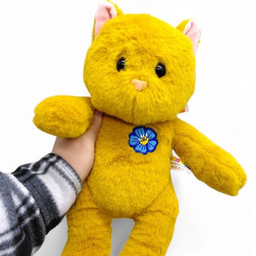 Мʼяка іграшка "Кошеня  Victory" 29 см (КОРИЧНЕВА)