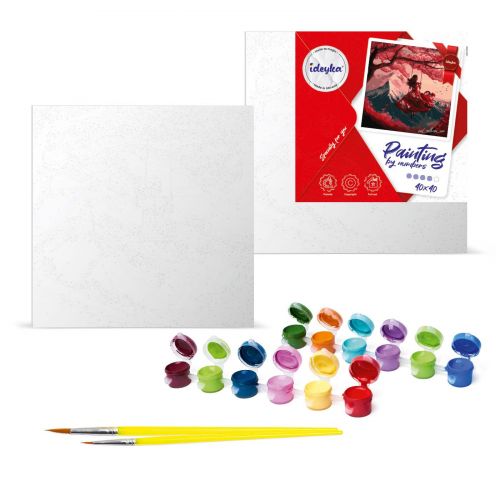Картина по номерах "Коргі та лимони" 40х40 см