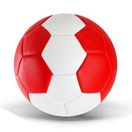 МʼЯЧ ФУТБОЛЬНИЙ №5, PVC, (ЧЕРВОНИЙ)
