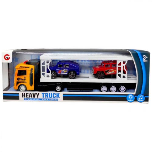 Уцінка. Автовоз інерційний 99A6-1C в коробці р.35x6,5x12 см YG Toys Пошкоджена упаковка